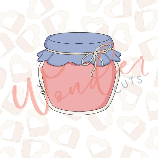Rustic Jam Jar Cookie Cutter