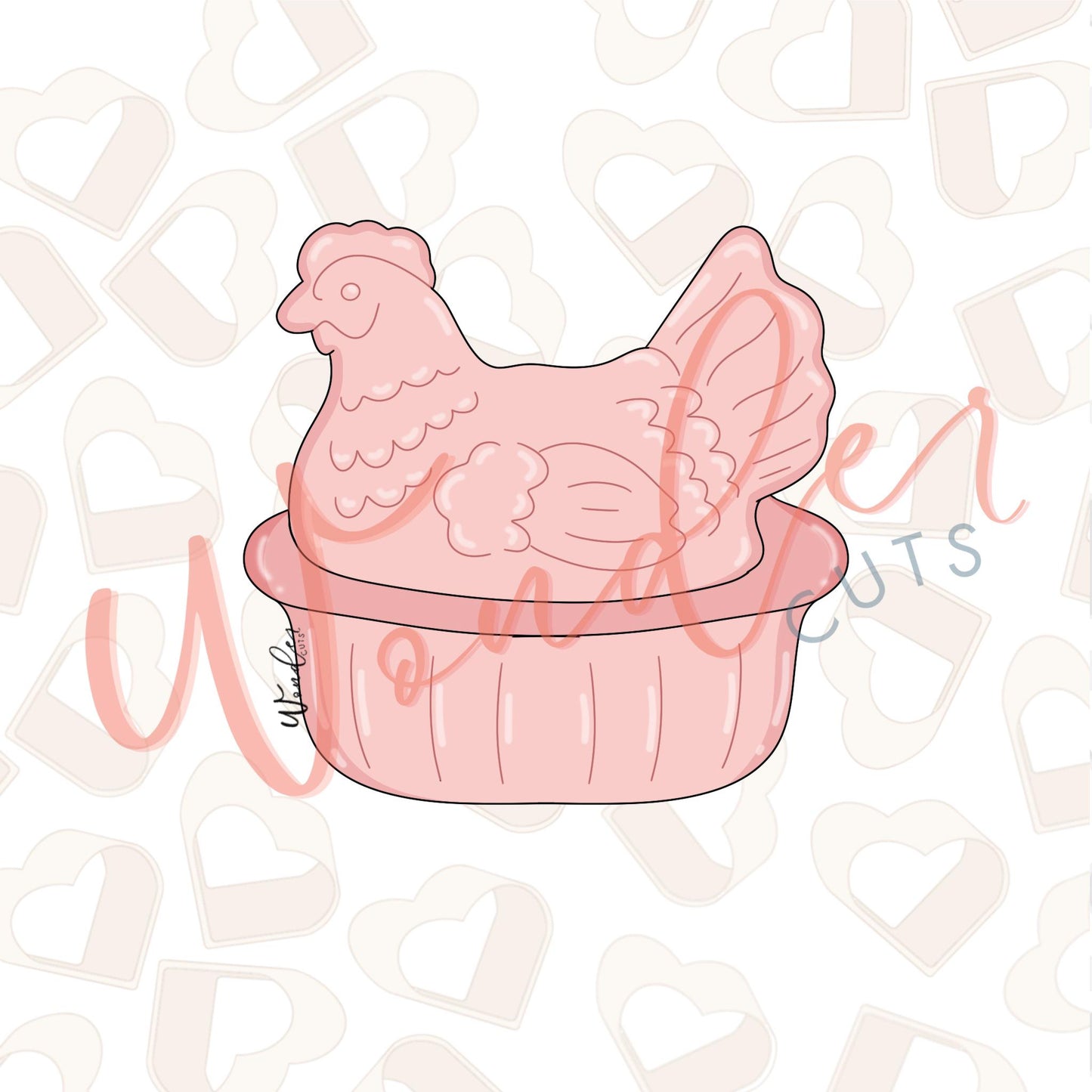 Hen on a Nest Cookie Cutter