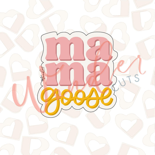 Mama Goose Cookie Cutter