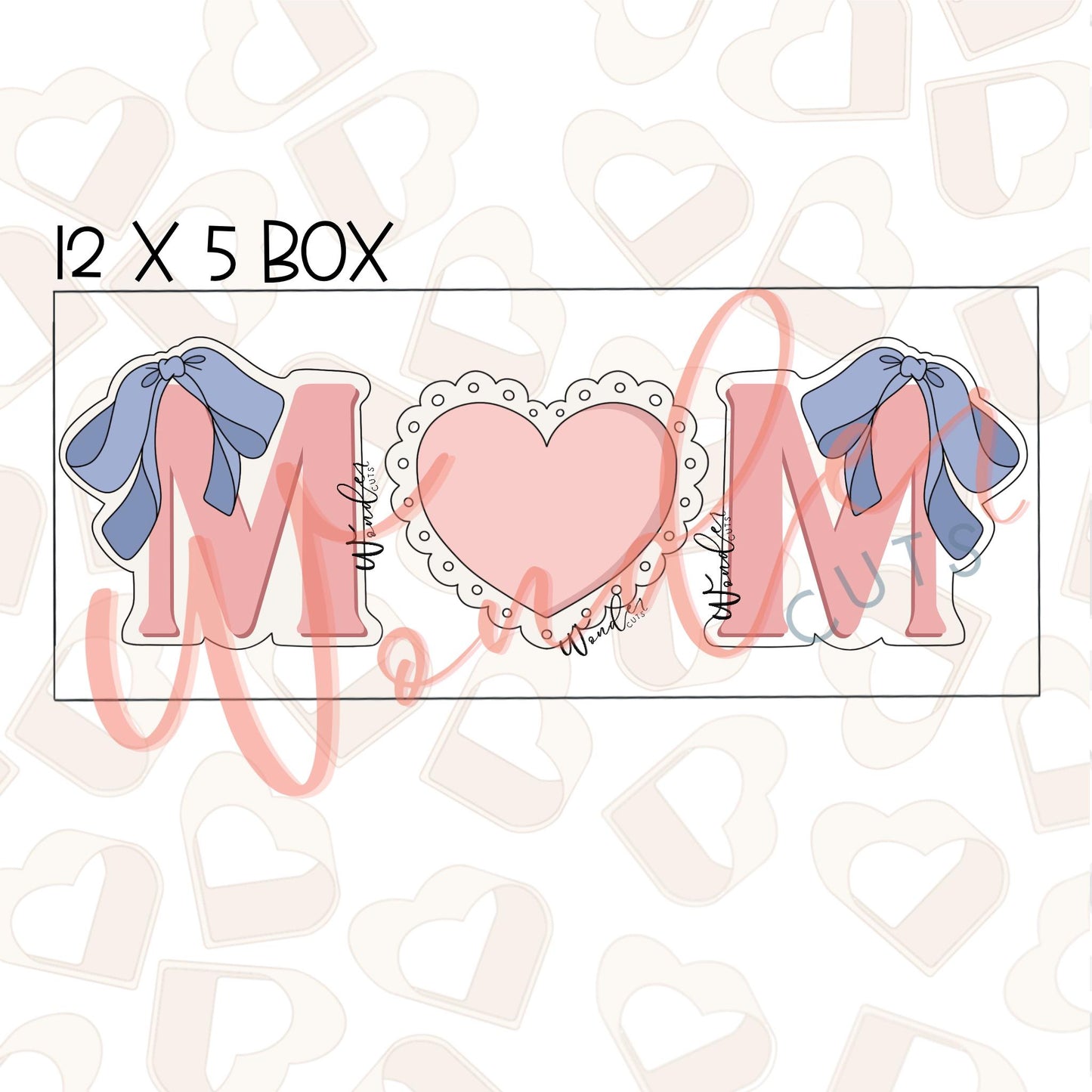 Coquette MOM Cookie Cutters Set of 2