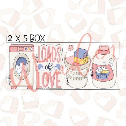Tall Loads of Love Cookie Cutters Set of 4
