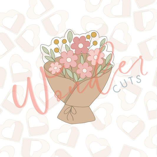 Wrapped Bouquet Cookie Cutter