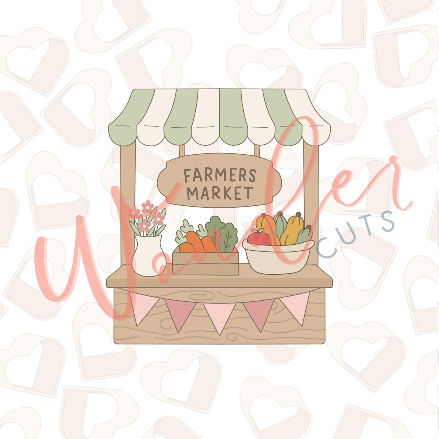 Farmer's Market Stand Cookie Cutter