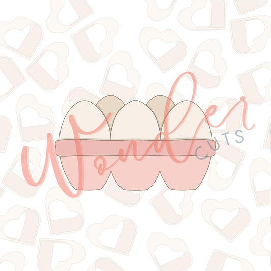 Open Egg Carton Cookie Cutter