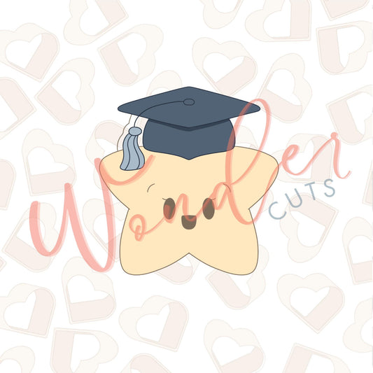 Grad Star Cookie Cutter
