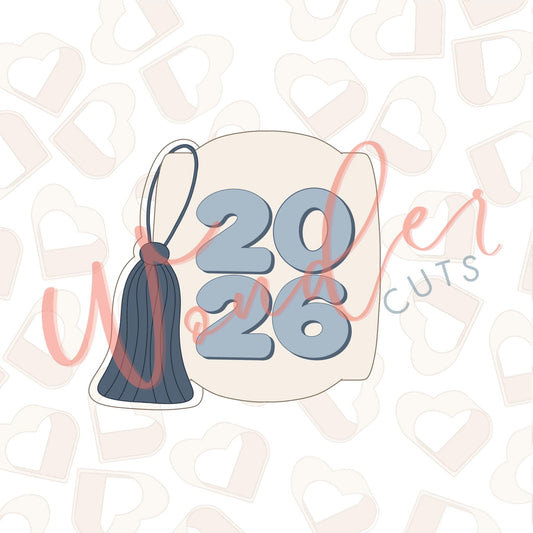 Hanging Tassel Plaque Cookie Cutter
