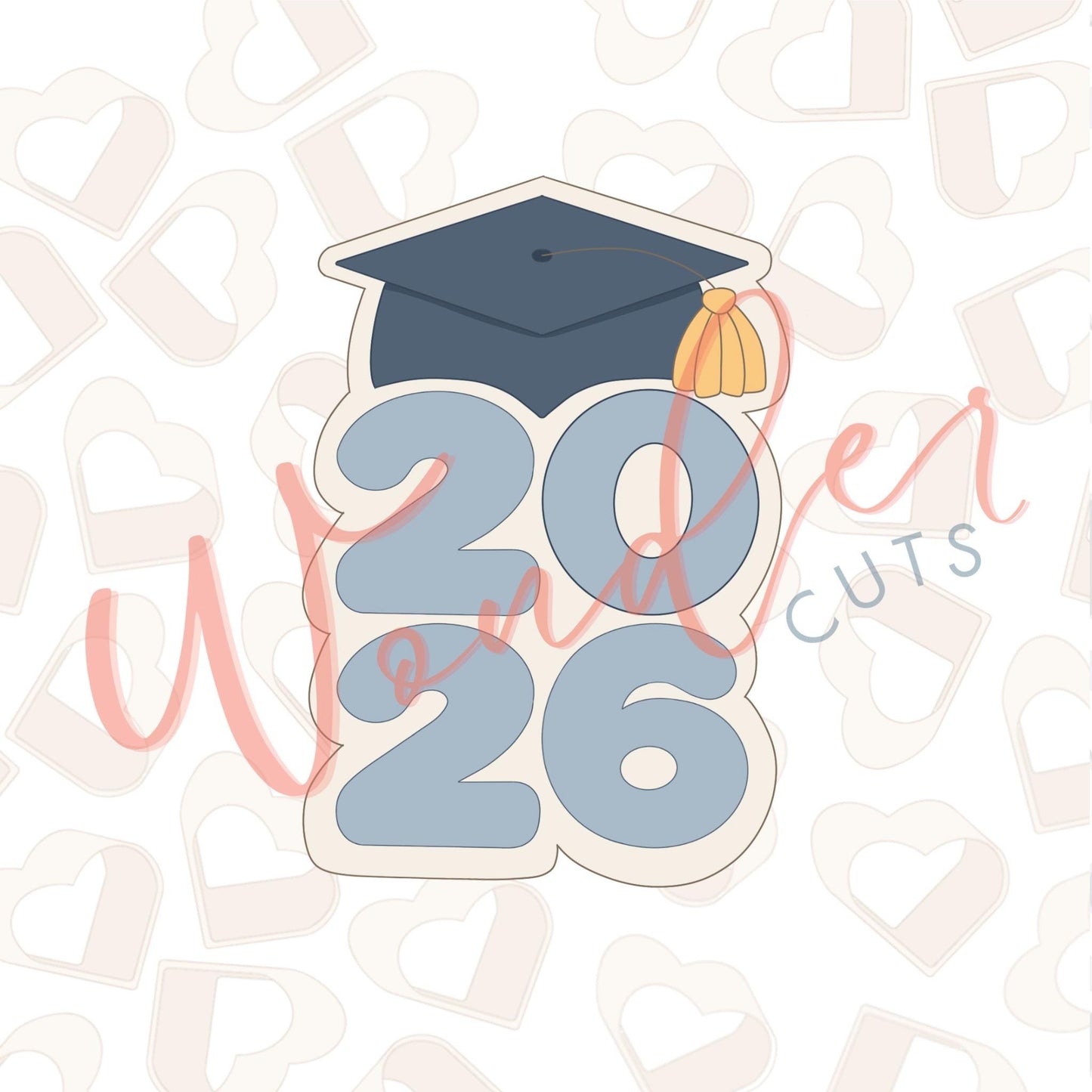 Grad Cap 2026 Cookie Cutter
