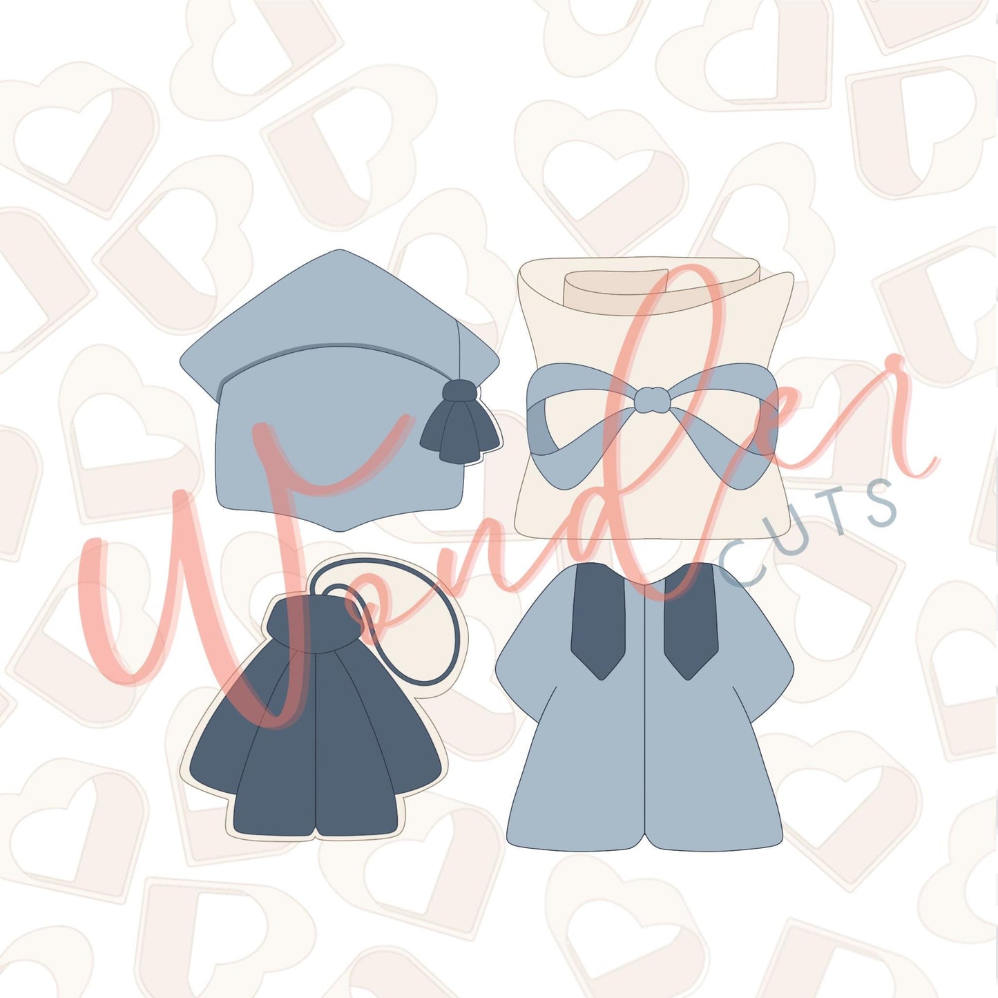 2026 Graduation Basics Set of 4 Cookie Cutter