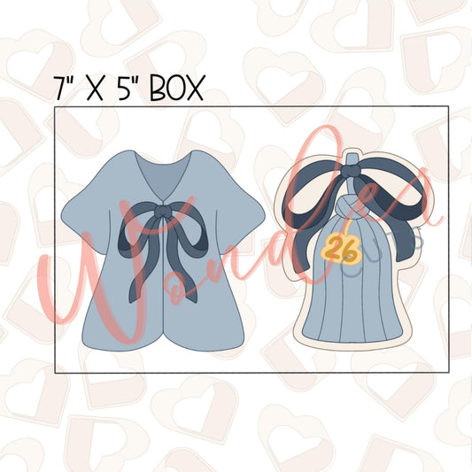Girly Grad Set of 2 Cookie Cutter