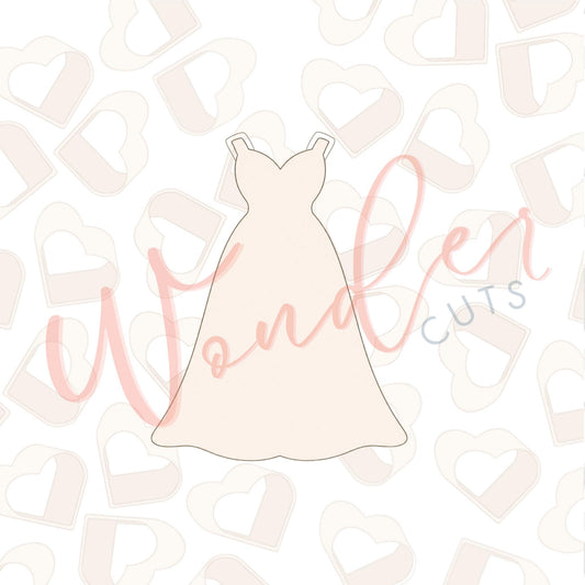 Wedding Dress 3 Cookie Cutter