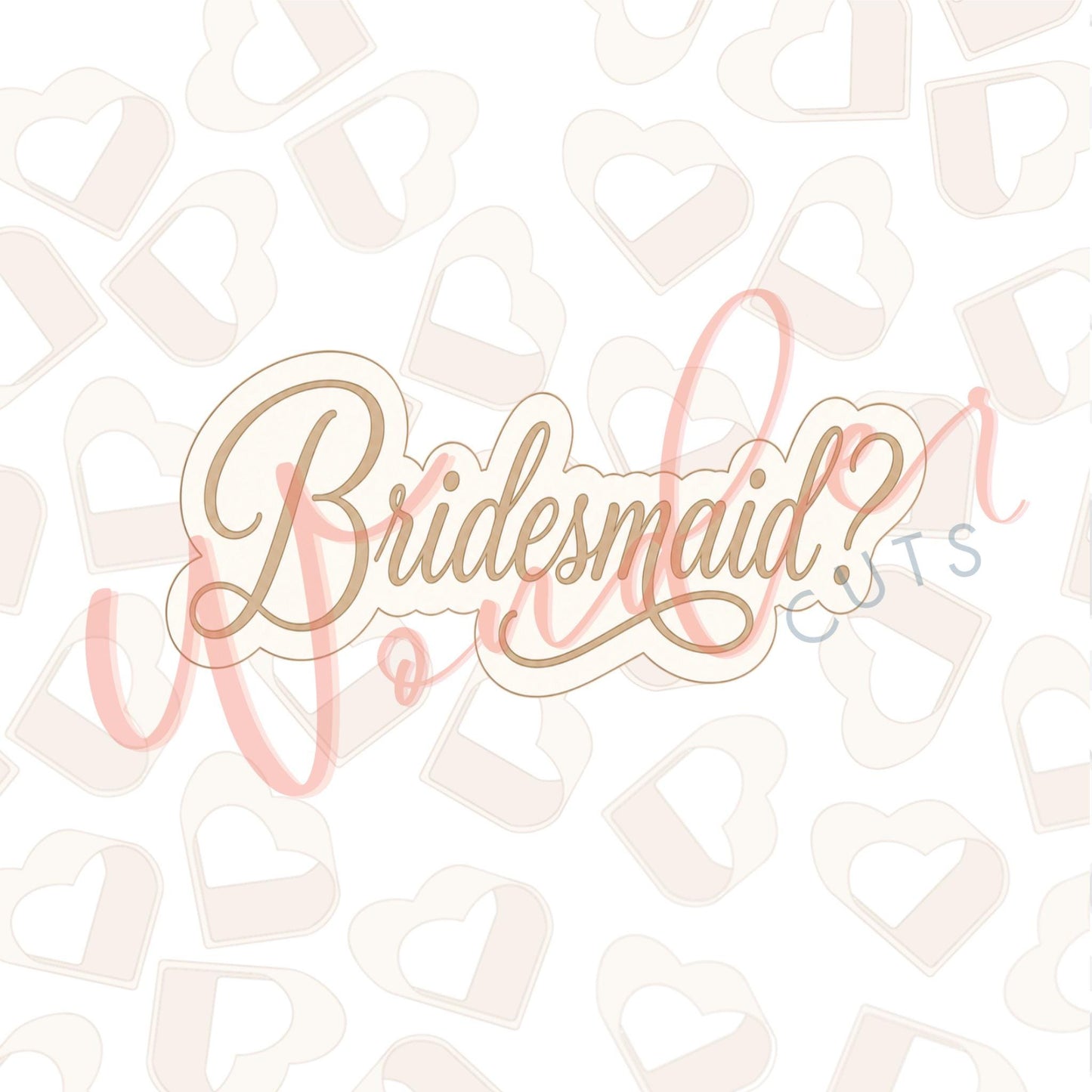 Bridesmaid Cookie Cutter