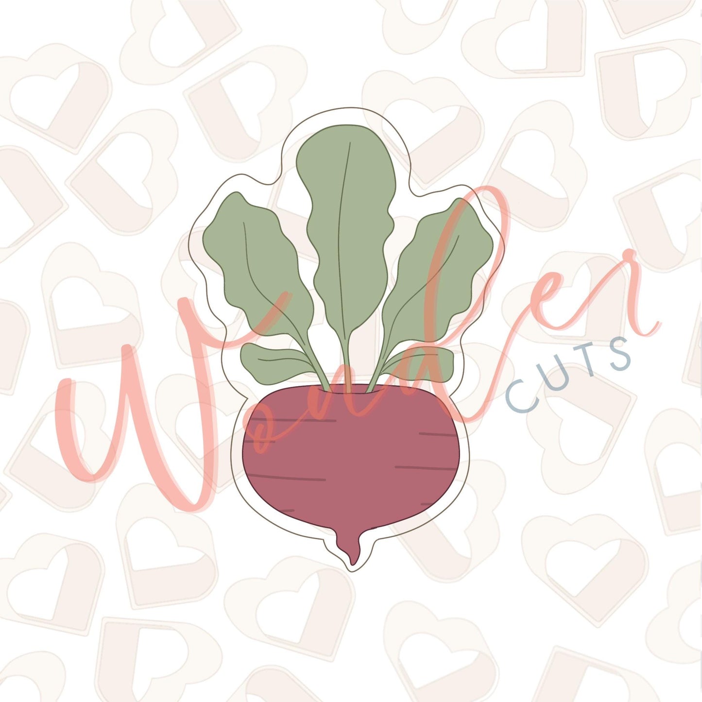 Radish Cookie Cutter