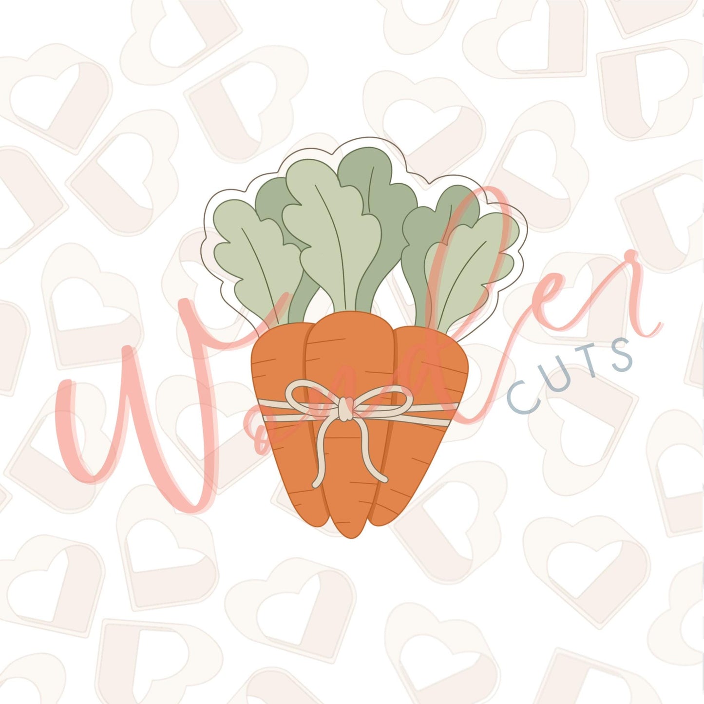 Carrot Bundle Cookie Cutter