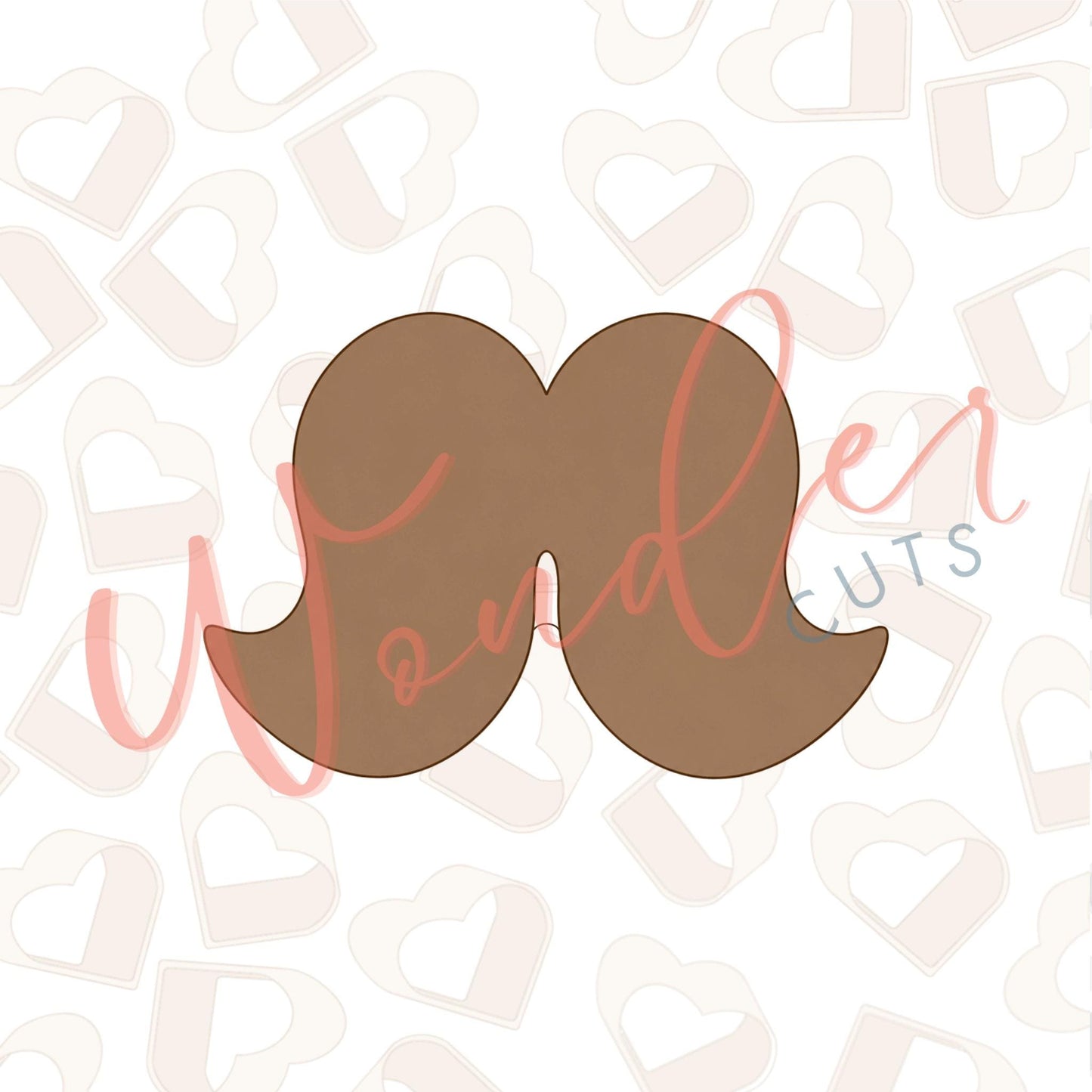 Chubby Mustache Cookie Cutter