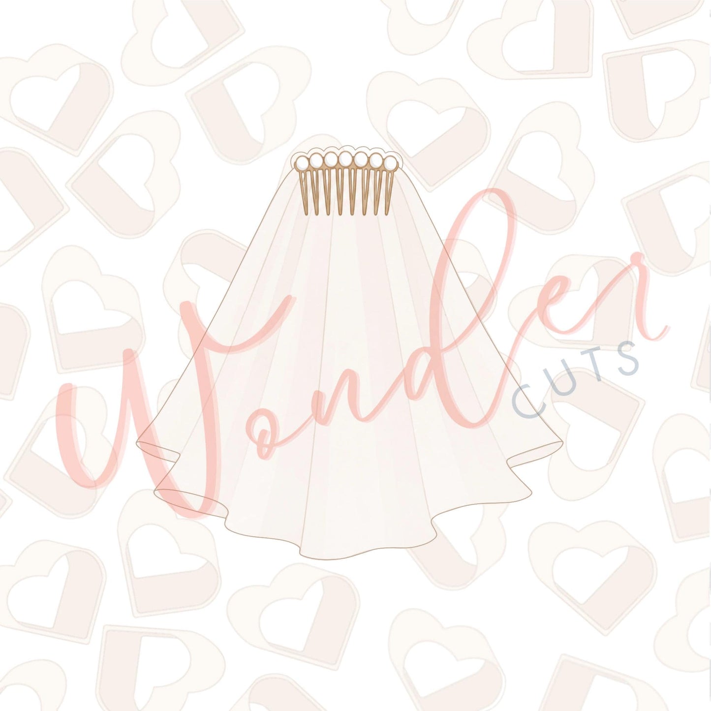 Bridal Veil Cookie Cutter
