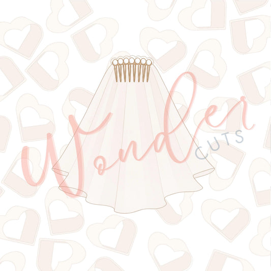 Bridal Veil Cookie Cutter