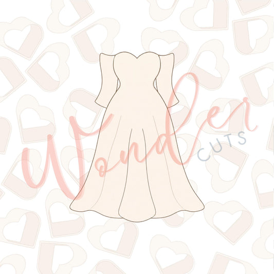 Wedding Dress 2 Cookie Cutter