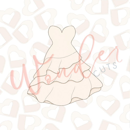 Wedding Dress 5 Cookie Cutter