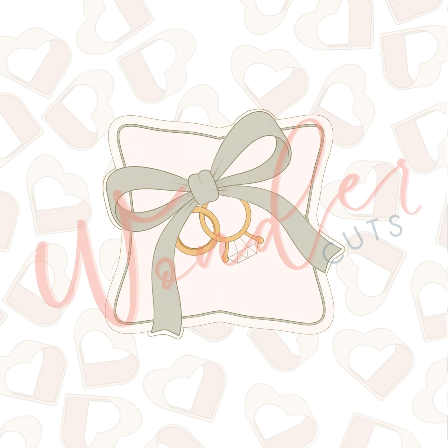 Ring Bearer Pillow Cookie Cutter