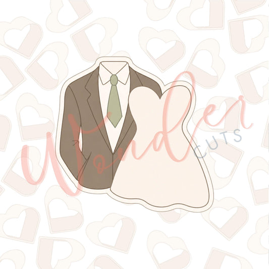 Suit and Dress Cookie Cutter