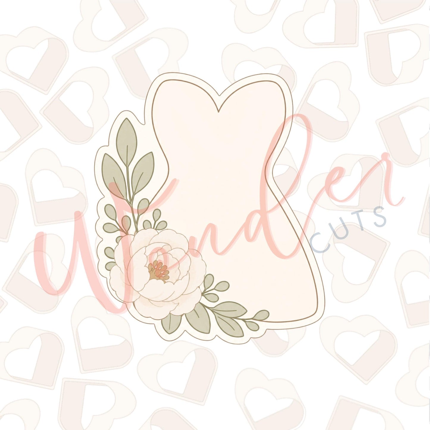 Floral Dress Cookie Cutter