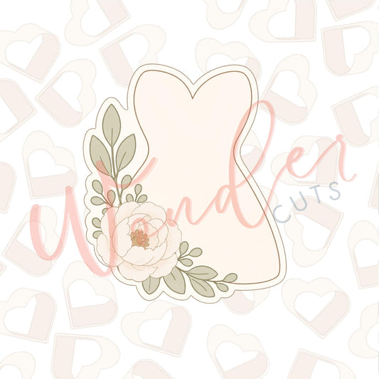 Floral Dress Cookie Cutter