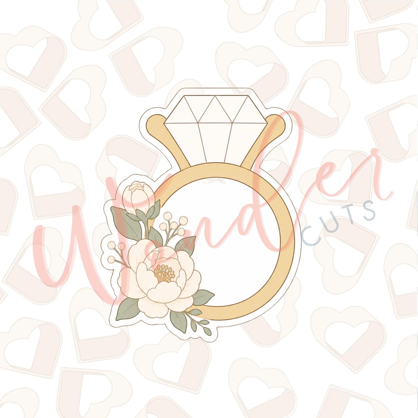 Peony Ring Cookie Cutter