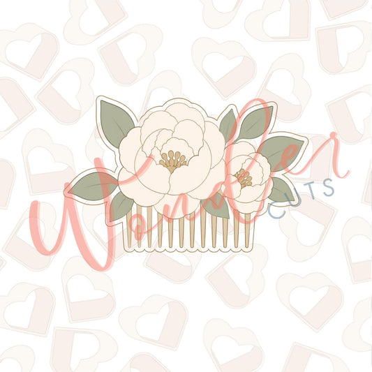 Bridal Hair Piece Cookie Cutter