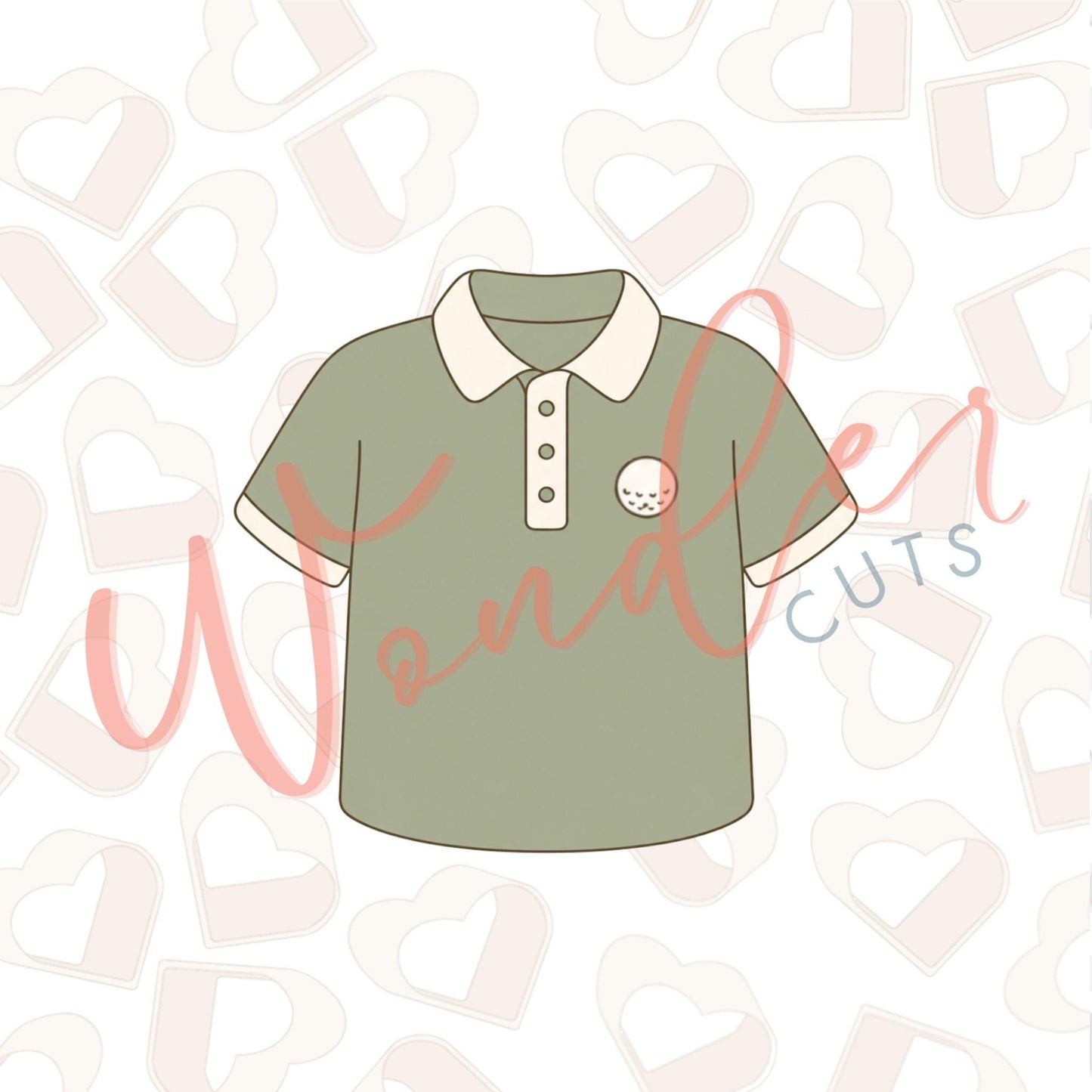 Golf Polo Cookie Cutter