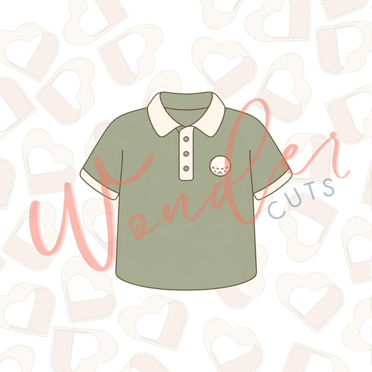 Golf Polo Cookie Cutter