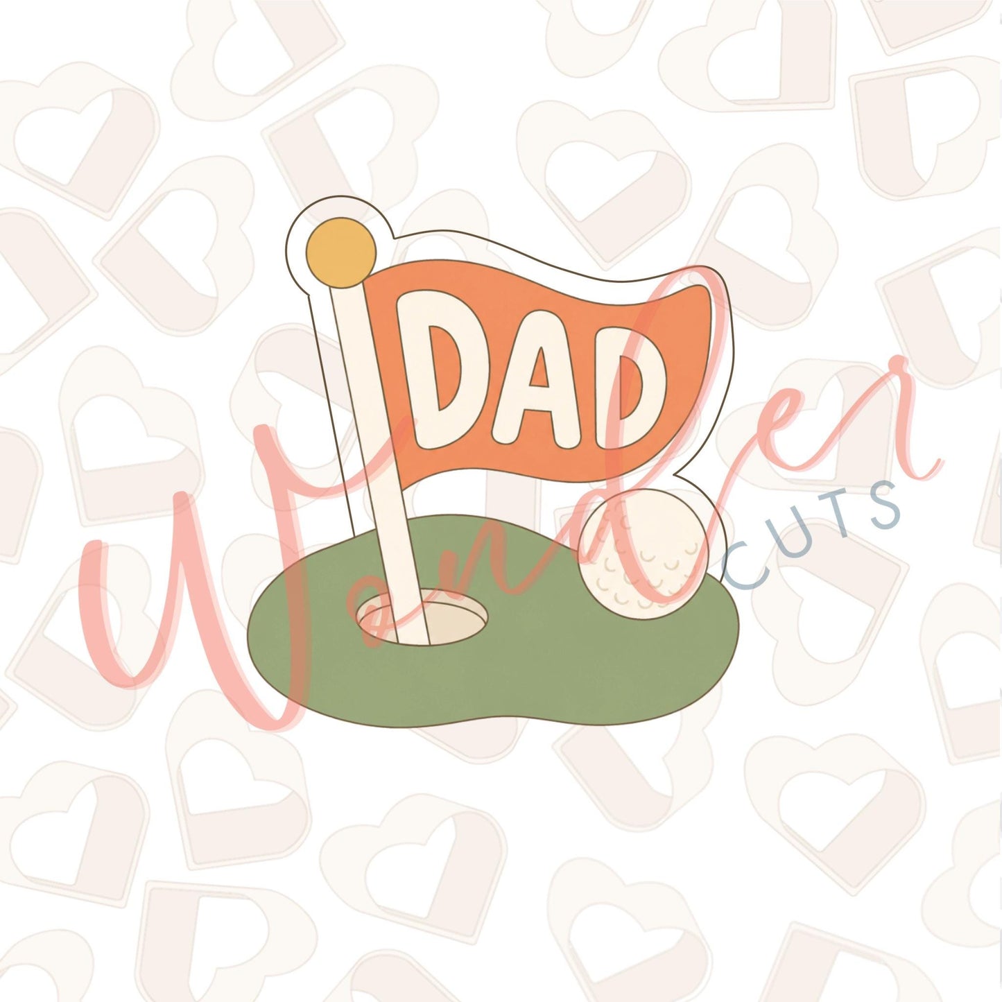 Golf Flag Cookie Cutter