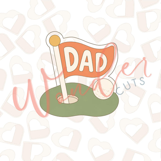 Golf Flag Cookie Cutter