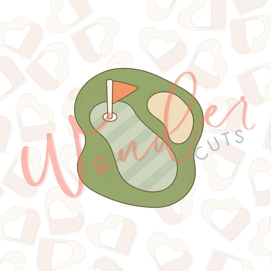 Golf Green Cookie Cutter