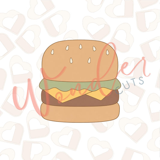 Chubby Burger Cookie Cutter