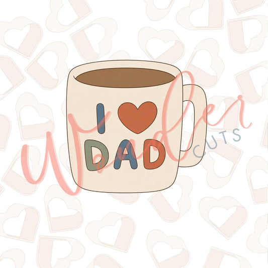 Dad Mug Cookie Cutter