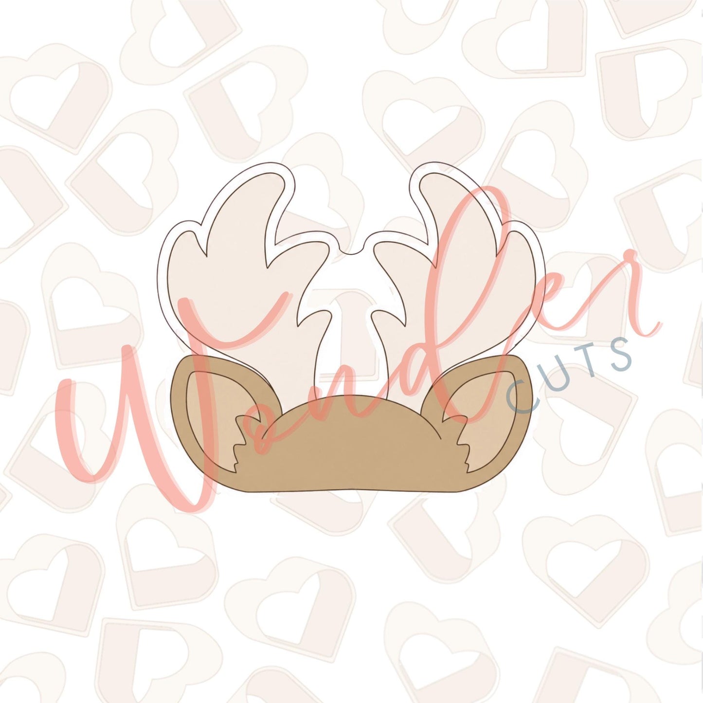 Deer Antlers Cookie Cutter