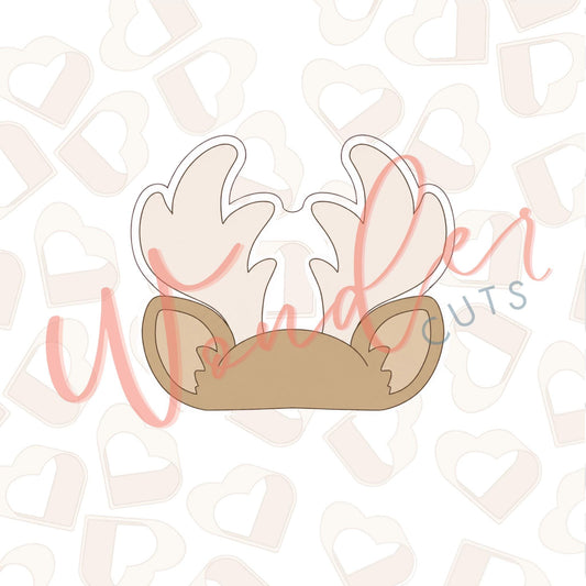 Deer Antlers Cookie Cutter