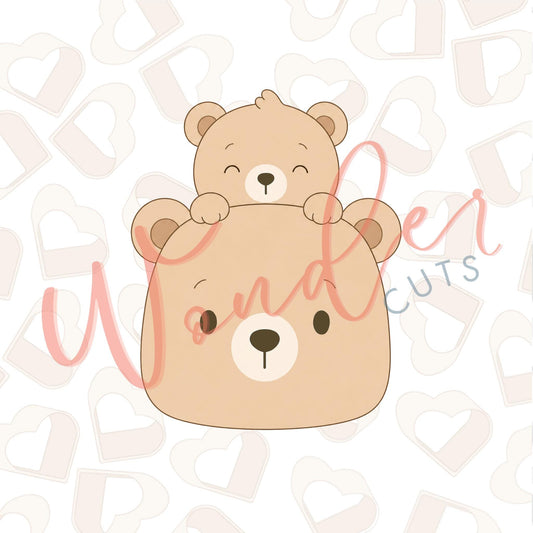 Papa Bear Stack Cookie Cutter