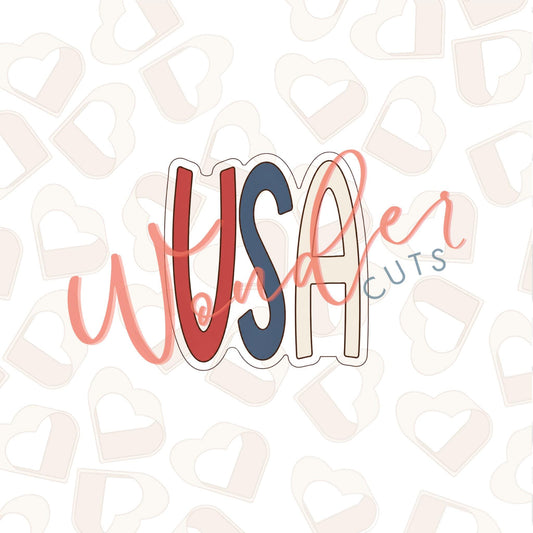 Simple USA Cookie Cutter