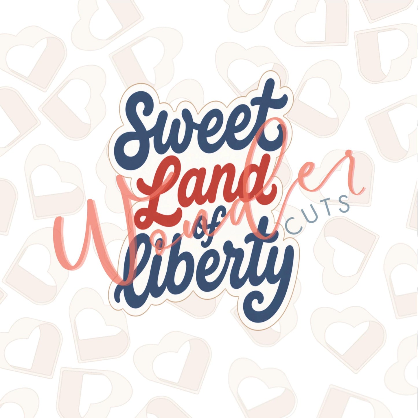 Sweet Land of Liberty Cookie Cutter