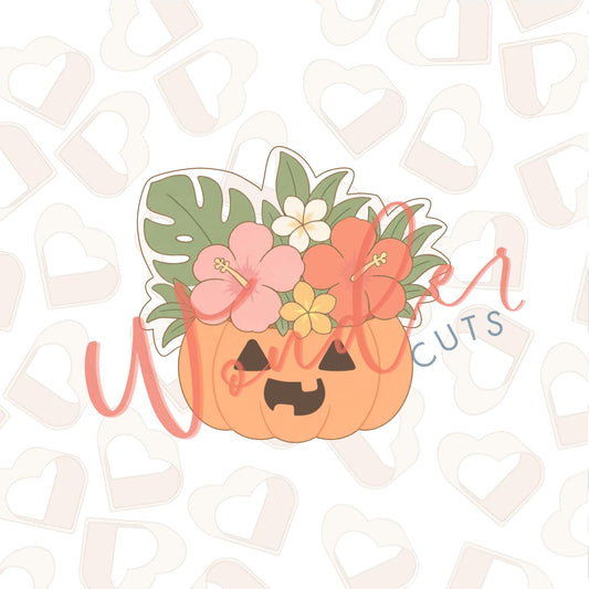 Luau Pumpkin Cookie Cutter