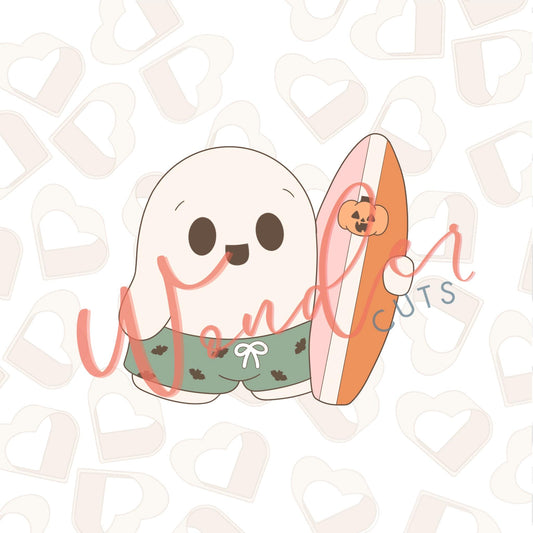 Surf Ghost Cookie Cutter
