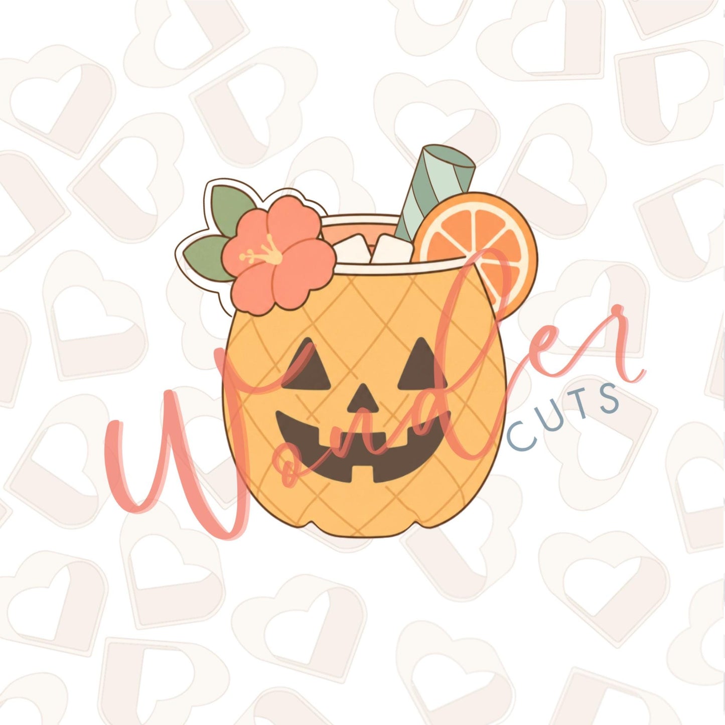 Pumpkin Cocktail Cookie Cutter