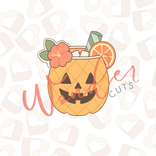 Pumpkin Cocktail Cookie Cutter