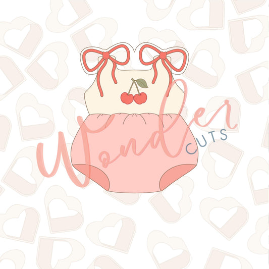 Cherry Onesie Cookie Cutter