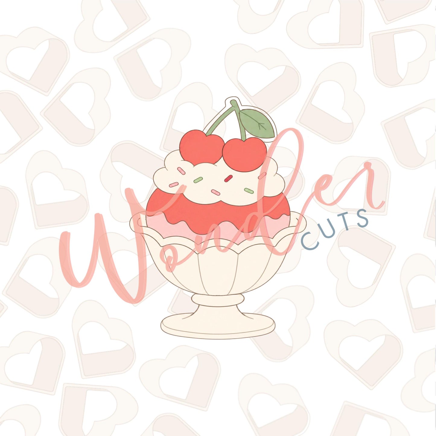 Cherry Sundae Cookie Cutter