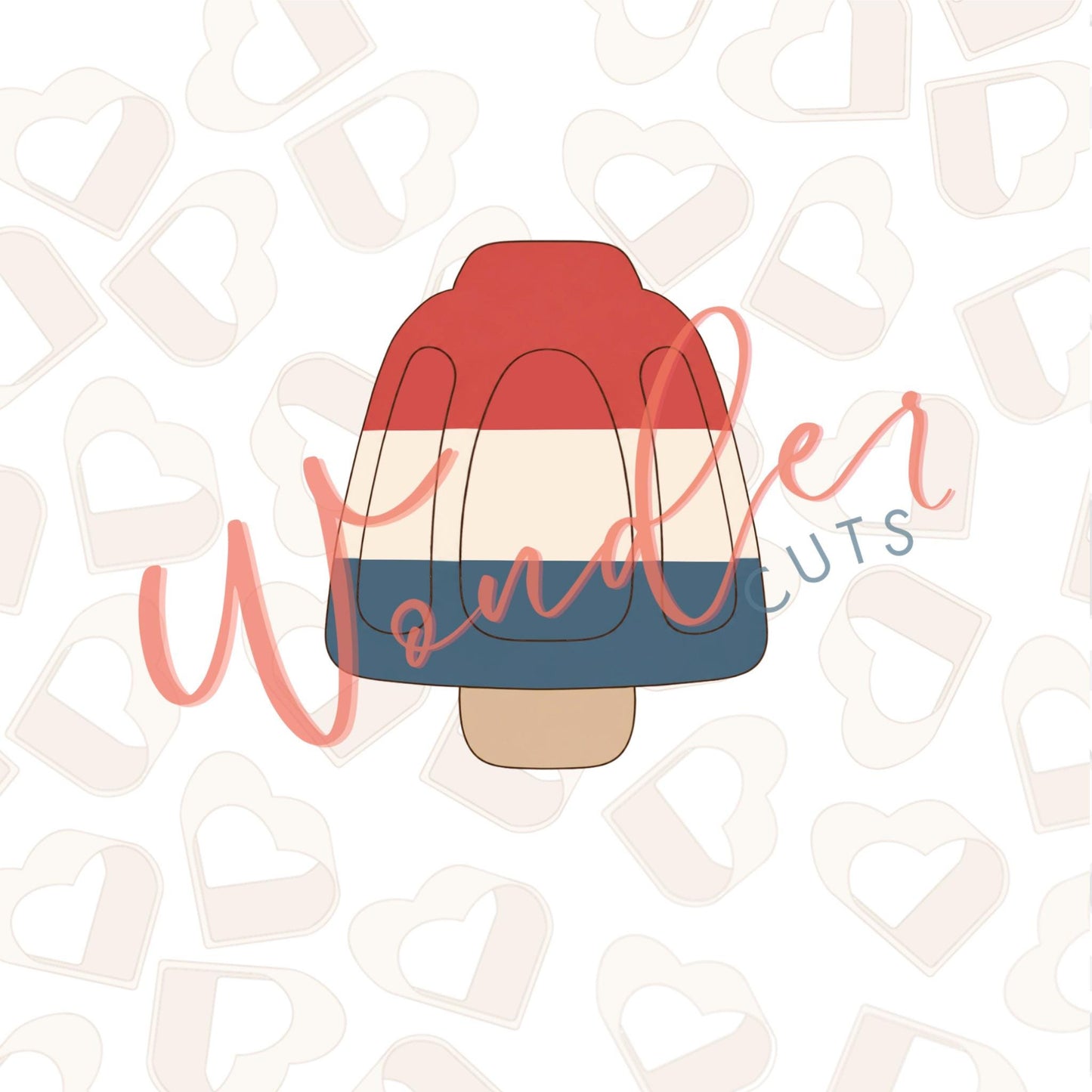 RWB Popsicle Cookie Cutter