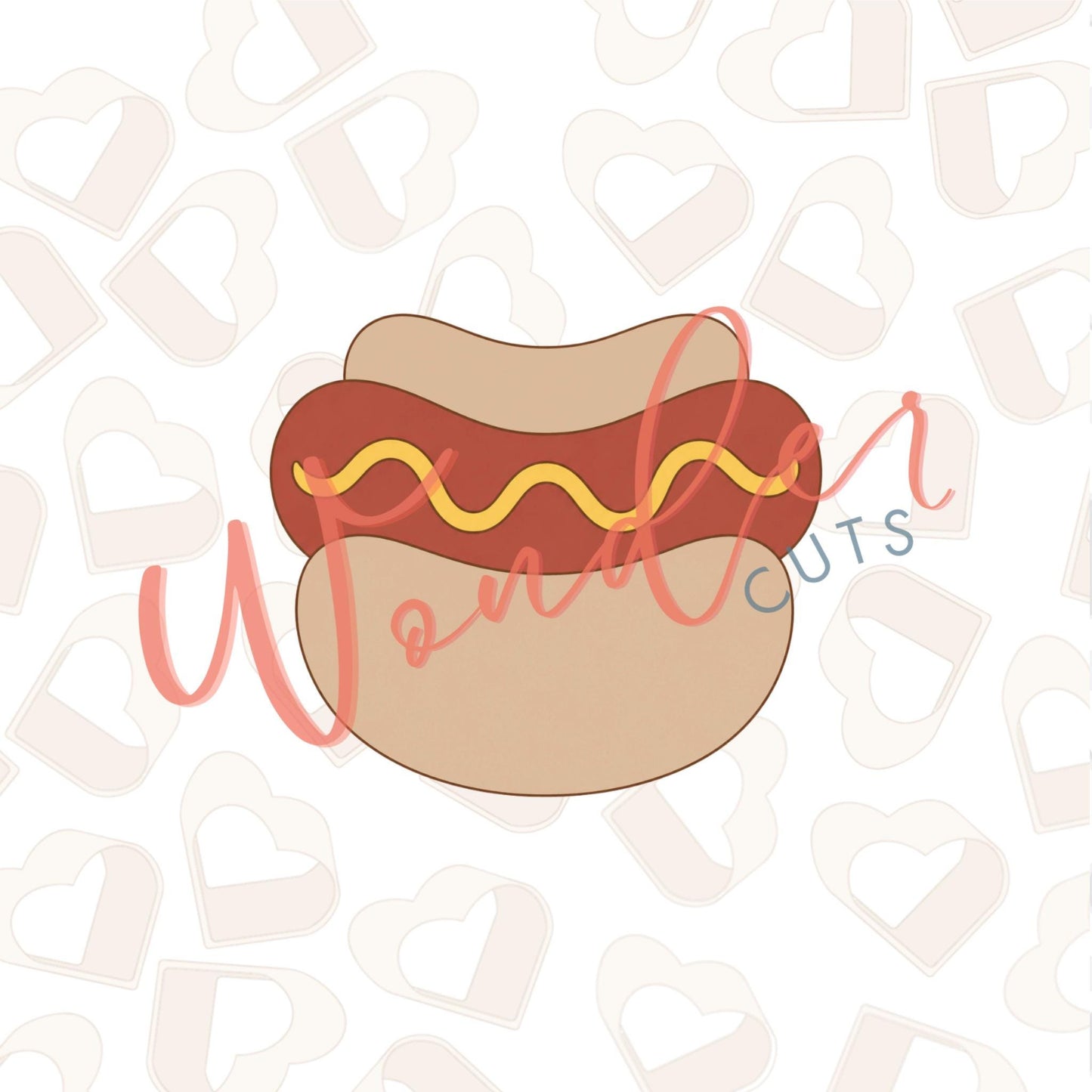 Chubby Hotdog Cookie Cutter