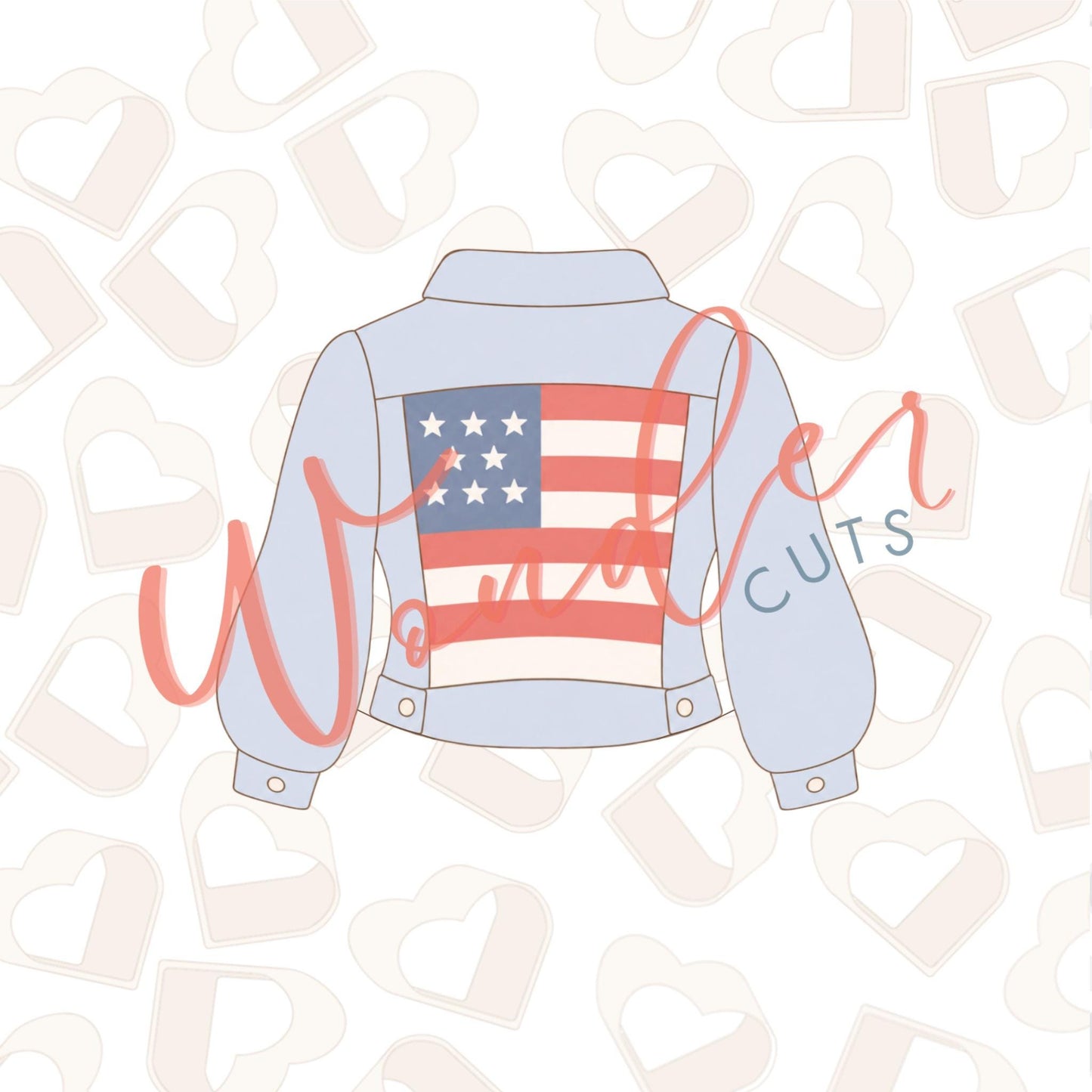 Girly Jean Jacket Cookie Cutter