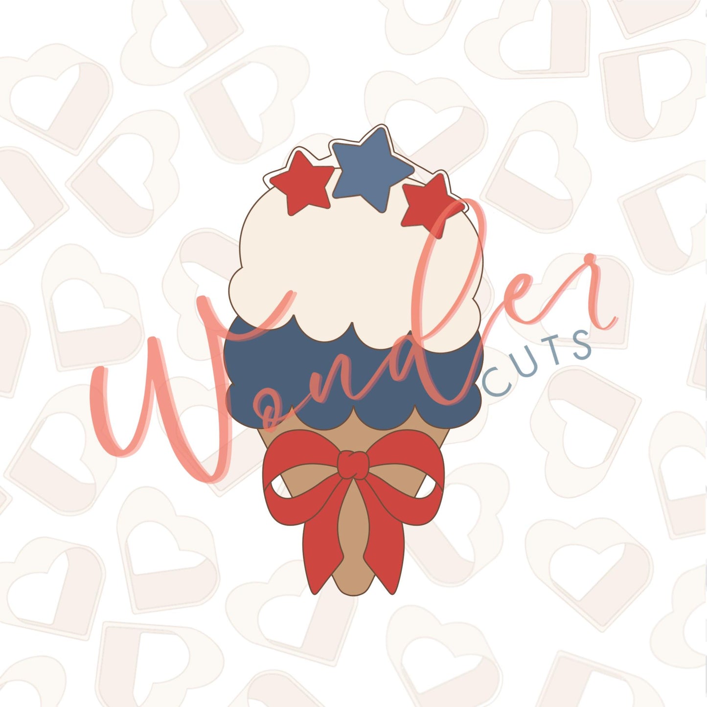 Star Ice Cream Cookie Cutter
